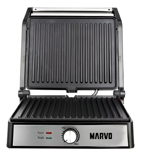 Grill Parrilla Eléctrica Sandwichera Antiadherente Marvo