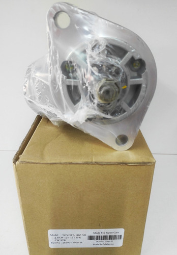 Motor Arranque Toyota Coaster 4.2 1hz Diesel Gasoil