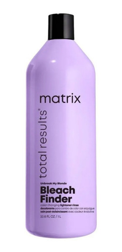 Imagen 1 de 1 de Shampoo Bleach Finder Unbreak My Blonde X1000ml Matrix