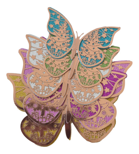 Mariposas Deco 3d Butterfly Deco Árbolito Navidad