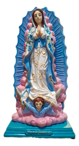 Virgen De Guadalupe Yeso 30 Cm
