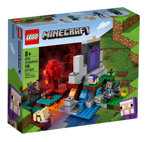 Imagem 2 de 5 de Blocos De Montar Lego Minecraft O Portal Em Ruinas - 21172