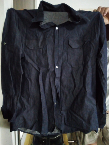 Chaqueta Para Soldador En Jean Talla Xl