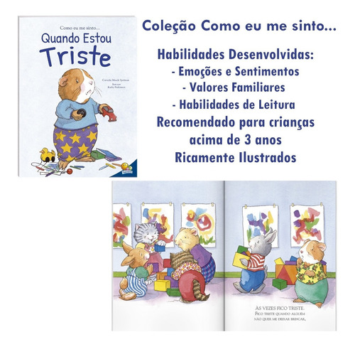 Coleção Como Eu Me Sinto... 7 Livros Com Valores Familiares