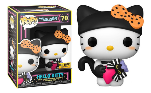 Funko Pop Hello Kitty #70 Hot Topic Blacklight Exclusiva