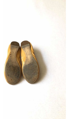 Tory Burch Flats Zapatos De Charol Beige Originales | MercadoLibre