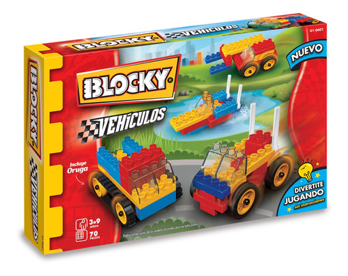 Bloque Blocky Vehiculos 70pzas - Bukito