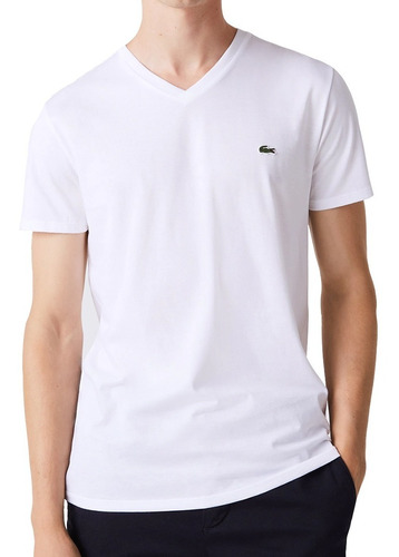 Remera Hombre Lacoste T-shirt Basica Cuello V Original Prem