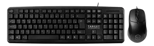 Imagem do produto Kit Teclado e Mouse Office TGT GR100 V3, ABNT2, 1000DPI, Preto, TGT-GR100-BK03 em Mercado Livre