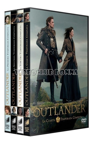 Outlander Temporada 1 2 3 4 Dvd Serie Pack