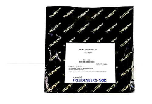 Sellos Cremallera Transtec 8475