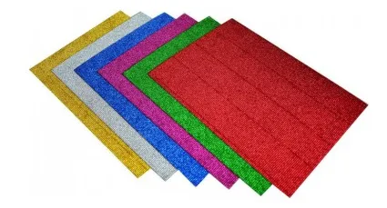 comprar Cartulina Corrugada Escarchada Color Verde X Pliego