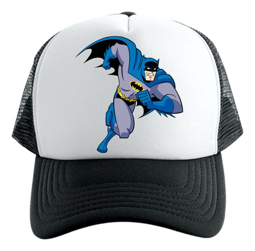 Gorra Tipo Trucker Negra Batman Animado (1968)