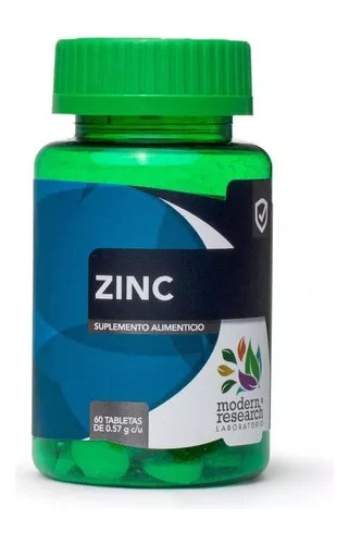 Zinc 60 Tabletas  Modern Research Suplemento Alimenticio