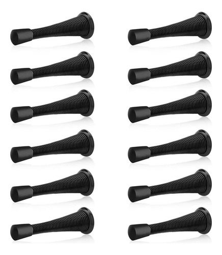 12 Pcs Tope De Puerta Flexible Tope De Puerta Resorte