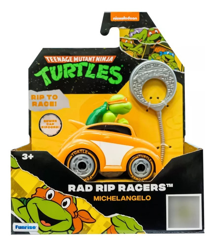 Tortugas Ninja Rad Rip Racers Autos A Cuerda Original