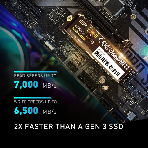 Silicon Power 4tb Us75 Nvme Pcie Gen4x4 M.2 2280 Ssd R/w Has