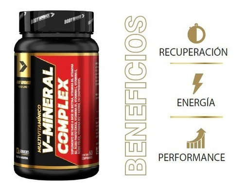 Imagen 3 de 4 de Multivitamínico. Max Vitagen 60 Comprimidos. Body Advance