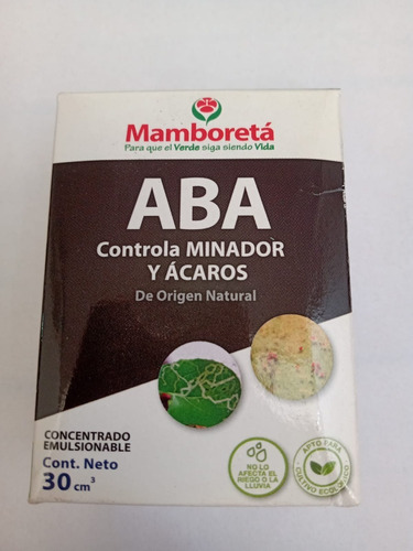 Mamboreta Aba Insecticida Araña Minador Acaros Cogoshop