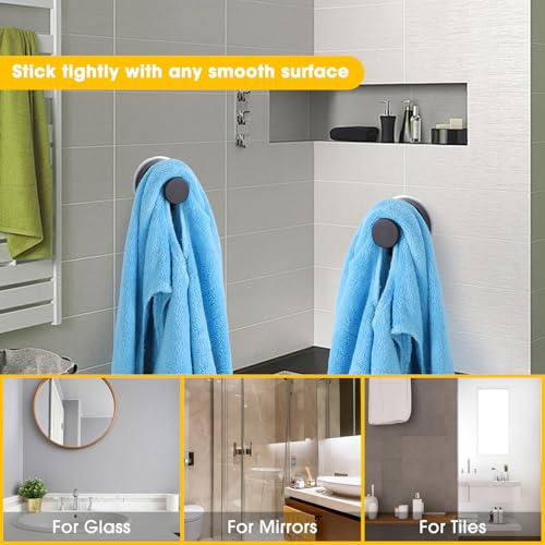 Ganchos De Succión Para Ducha Y Cocina, 4 Unidades