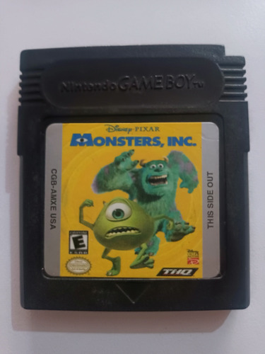 Monsters Inc Nintendo Game Boy 