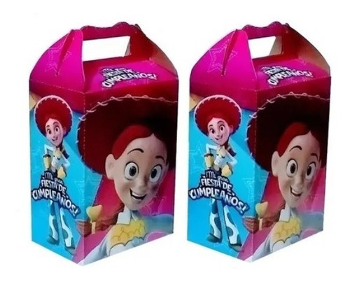 Toy Story Jessie Vaquerit Paq 30 Dulceros Cajitas Bolo Feliz