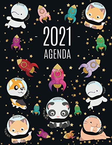 Animales Astronautas Agenda 2021: Planificador Semanal | 52