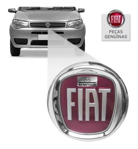 Emblema Da Tampa Traseira Fiat Siena 07 A 18 735451029 