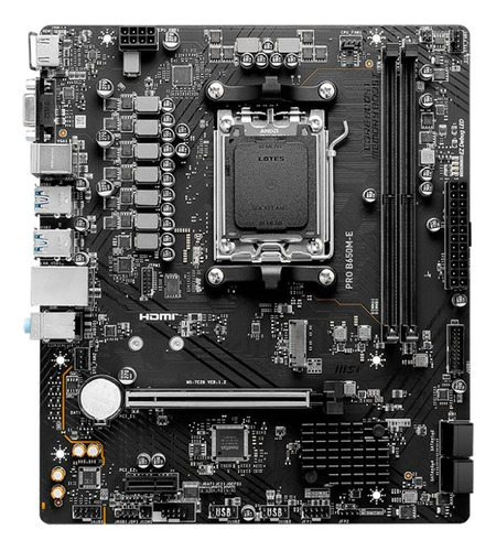 Placa Msi Pro B650 Me Preto