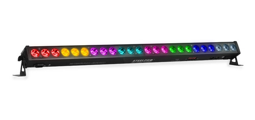 Imagen 2 de 6 de Steelpro Barra Led Alta Potencia 24x5w Rgb - 3 En 1