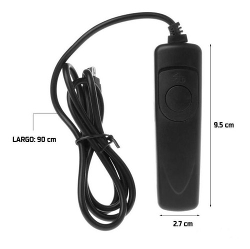 Imagen 2 de 6 de Disparador Control Remoto Rm-vpr1 Cable Bulbo P Sony