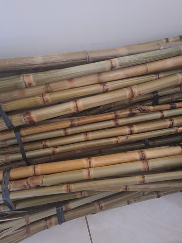 Kit Com 08 Tochas De Bambu Completa