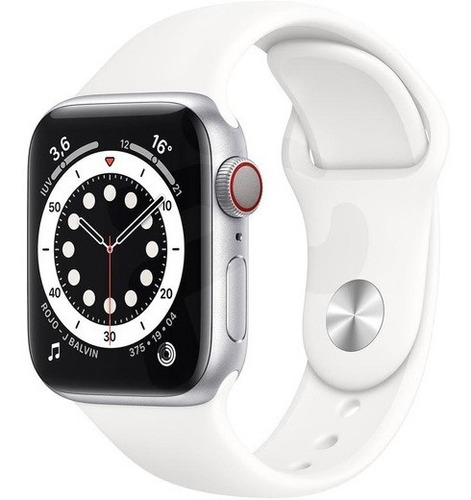 Imagen 1 de 1 de Apple Watch 6 40mm Gps Sport Band Silver M06m3be/a A2375
