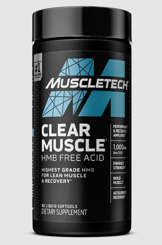 Clear Muscle Muscletech - 42 Caps - Usa