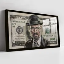 Comprar Quadro Nota Heisenberg Breaking Bad Com Vidro