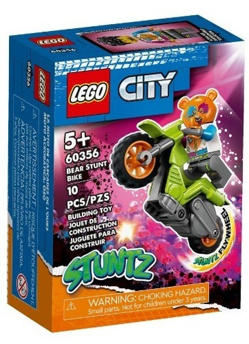 Kit Lego City Moto Acrobática De Oso 60356 - 10 Piezas 5