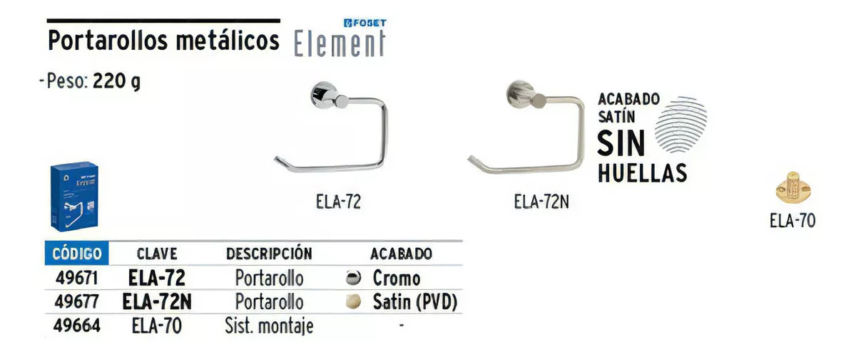 Segunda imagen para búsqueda de porta rollos sanitarios