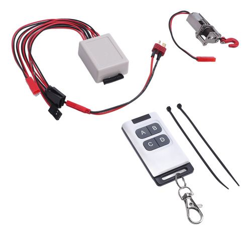 Kit De Controlador Rc Metal Winch Con Conector Remoto Jst He