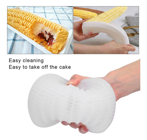 Molde Para Pastel Mousse De Silicona Con Forma De Maíz Único