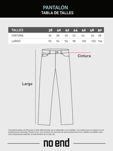 Imagen 5 de 5 de Pantalon Negro Gabardina 32312 No End