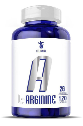 Suplemento em cápsula Bulgarian  Suplemento Alimentar Arginina aminoácidos Arginina em frasco de 120g 120 un