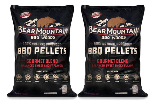 Bear Mountain - Bolsa De 20 Libras De Pellets Para Ahumar Ba