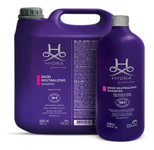 Hydra Odor Neutralizing Shampoo Perros Y Gatos 1lt