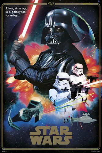 Poster Star Wars Autoadhesivo 100x70cm#1542