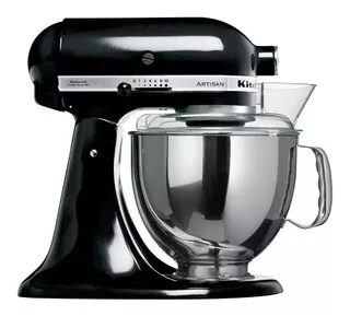 Batedeira com pedestal KitchenAid Artisan KEA33 onyx black 60 Hz 127 V