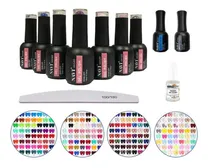 Comprar Kit Inicial X10u Insumos Esmaltes Semipermanentes Base Top