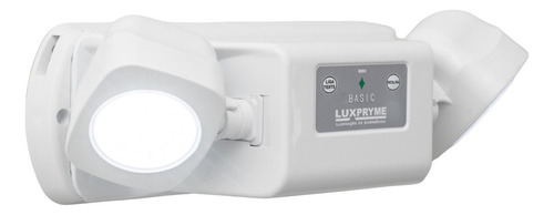 Luz Led Emergência Luxpryme Bloco 600 Lúmens Com Bateria Cor Branco 110v/220v