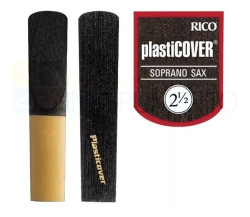 Palheta Plasticover Sax Soprano 2,5 - 6 Unidades