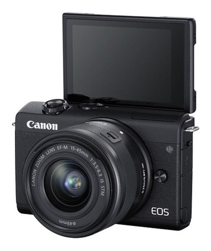 Imagen 1 de 6 de Canon Eos M200 15-45mm 24mp Video 4k Lcd Ideal Selfies Vlogs