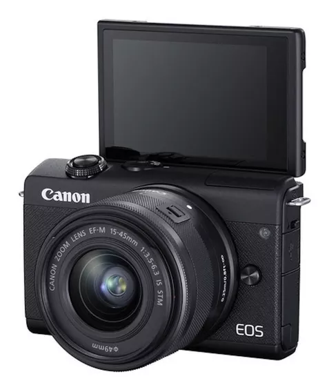 Canon Eos M200 15-45mm 24mp Video 4k Lcd Ideal Selfies Vlogs